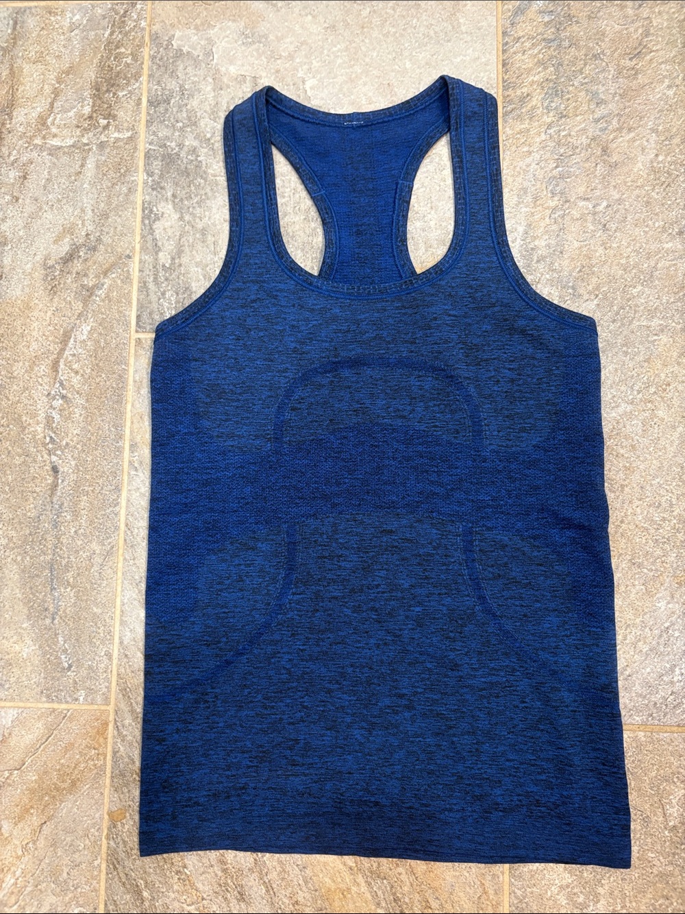 Lululemon Athletica Navy Blue Racerback Seamless Tank